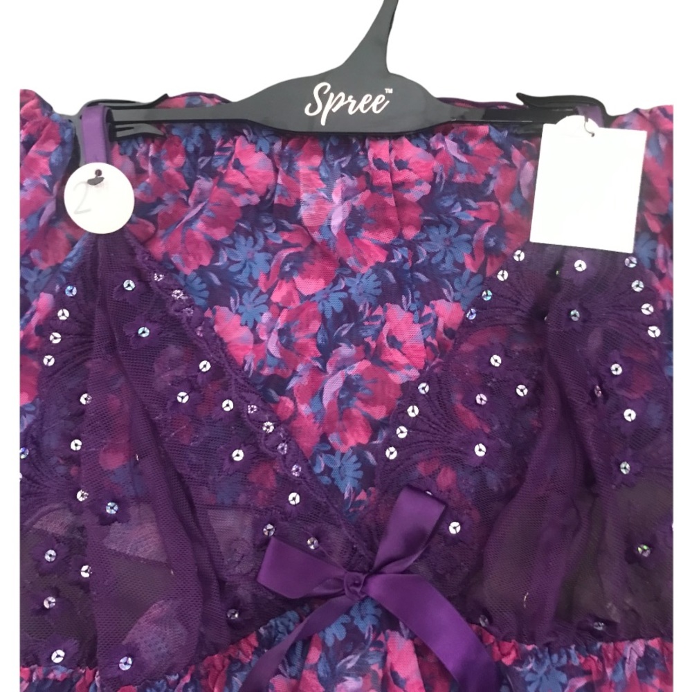 New! Spree Intimates 2 Piece Set Lingerie - Picture 7 of 9